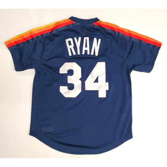 Mitchell & Ness Other - Mitchell & Ness Nolan Ryan #34 Houston Astros MLB Baseball Jersey Size 40 M